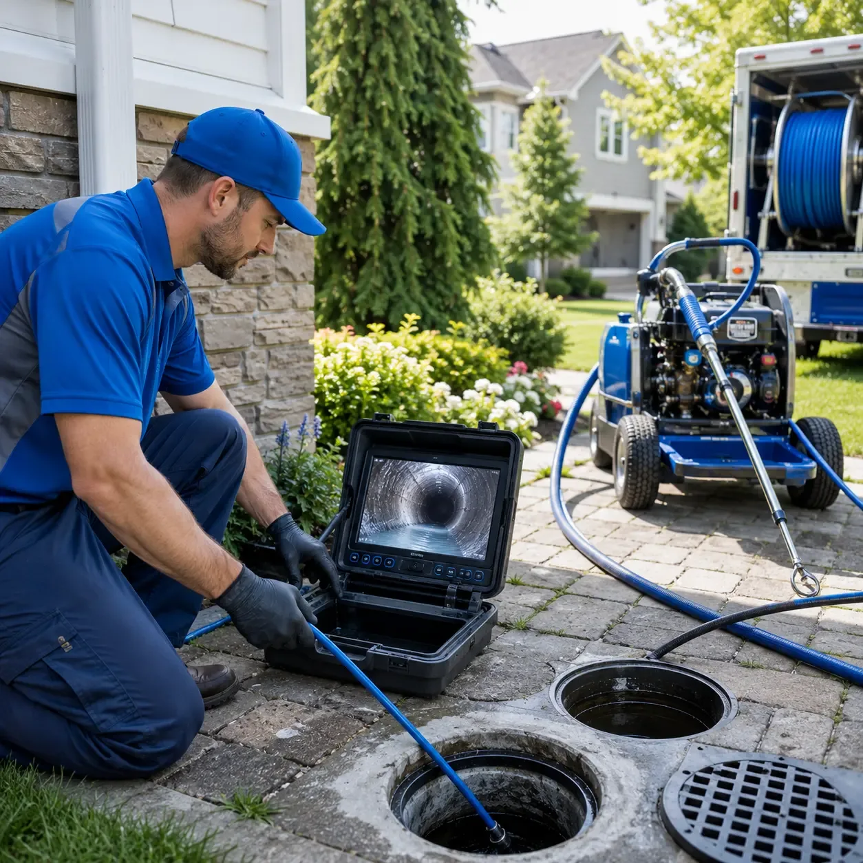 Outdoor drain cleaning professionals serving Glendale, AZ